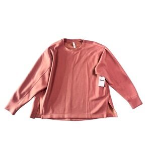 Zella Modal Blend Long Sleeve Top Pink Small NWT